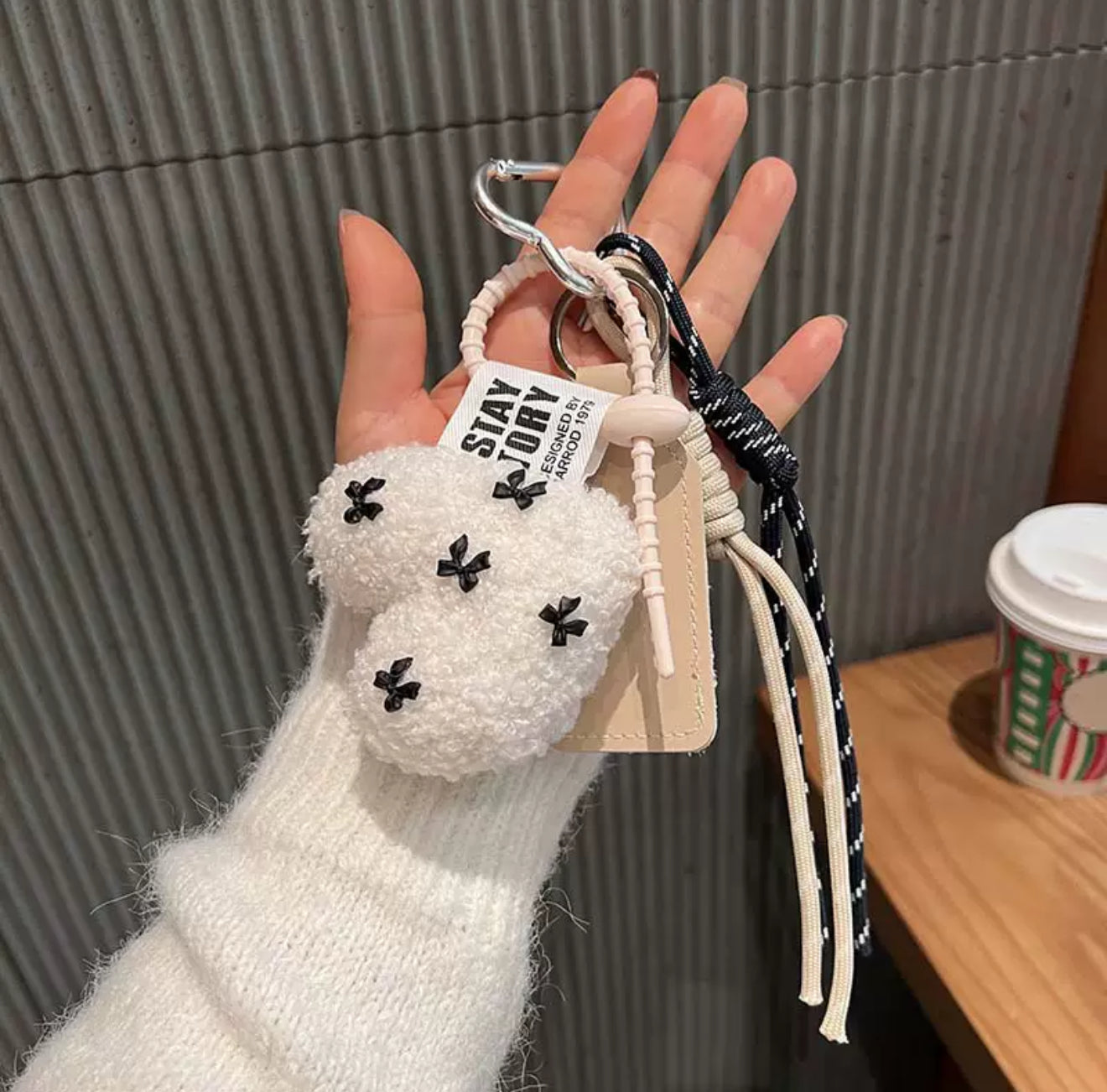🤍 MILK HEART KEYCHAIN